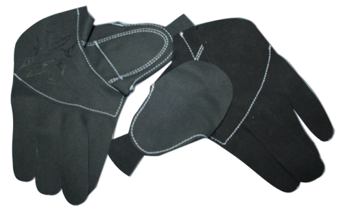Ладошки для перчаток чёрные SALMING