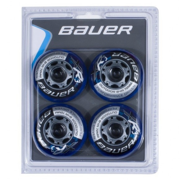 Колеса для роликов Bauer XR3 OUTDOOR 4-pack
