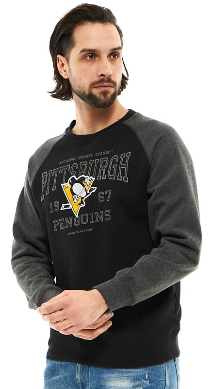 Свитшот A&C Pittsburgh Penguins, черн.-серый, 366020