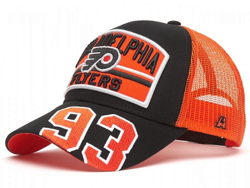 Бейсболка A&C Philadelphia Flyers №93, чёрно-оранж., 31448