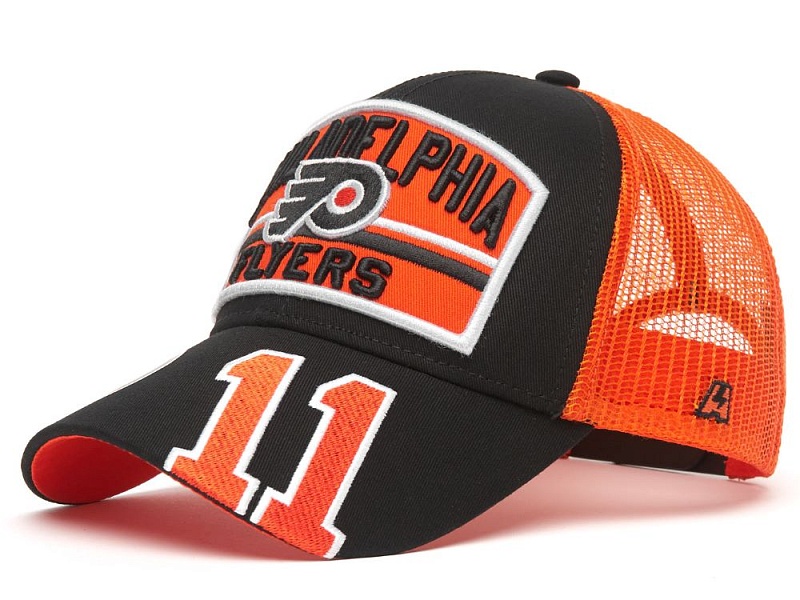 Бейсболка A&C Philadelphia Flyers №11, чёрн.-оранж., 31446
