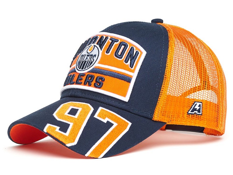 Бейсболка A&C Edmonton Oilers №97, син.-оранж.,  31340