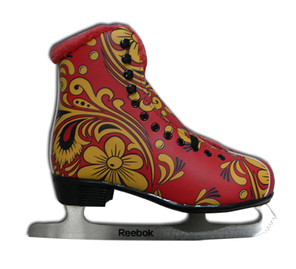 Коньки фигурные Reebok Hohloma Red