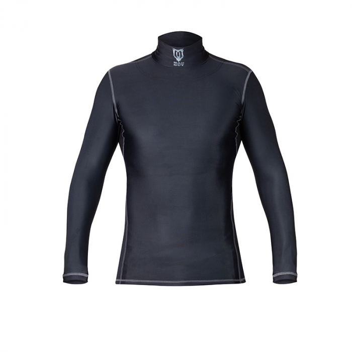 Футболка компрессионная с защитой шеи MAD GUY Kevlar Compression JR 