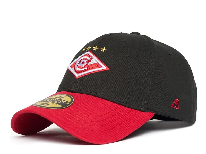 Бейсболка A&C Ф.К. Спартак, чёрн.-красн., 120363