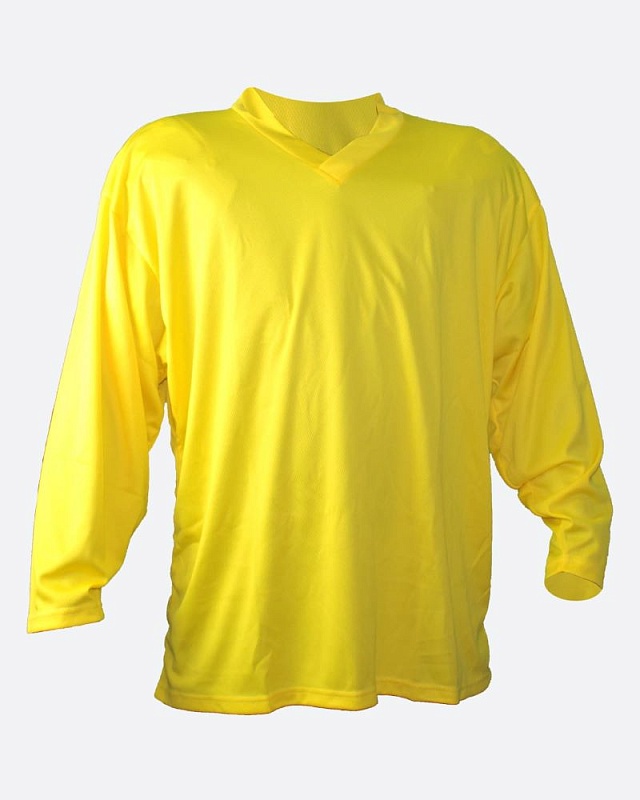 Майка игрока тренировочная HOCKEY STYLE желтая