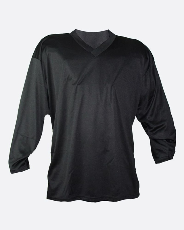 Майка игрока тренировочная HOCKEY STYLE черная