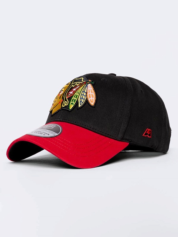 Бейсболка A&C Chicago Blackhawks, чёрн.-красн., 31227