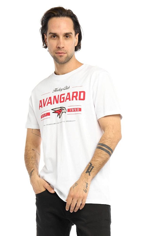 Футболка A&C ХК "Авангард", бел., 739680