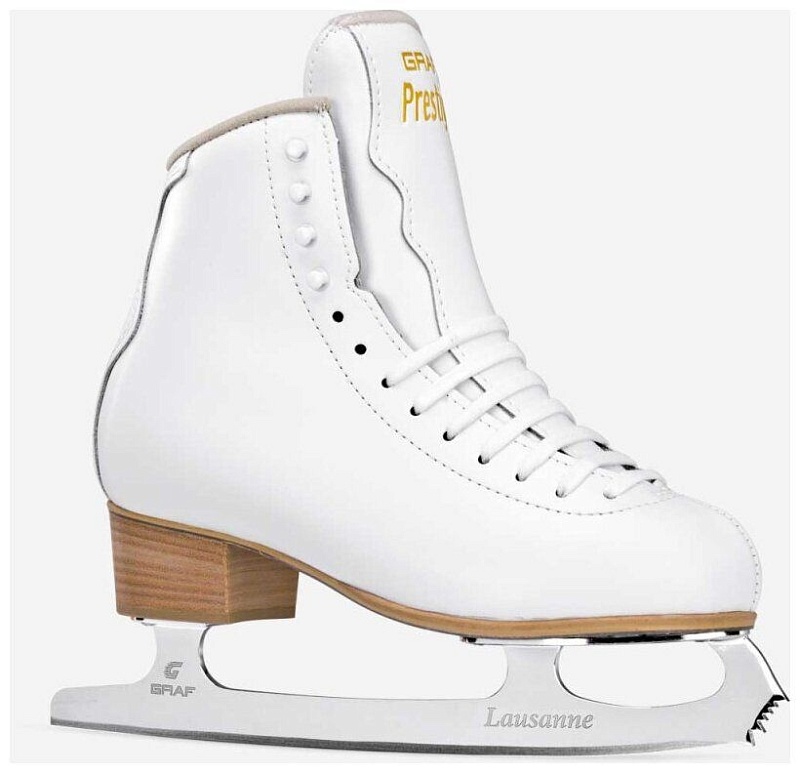Коньки фигурные GRAF PRESTIGE 2589-20M WISS/BLANC/WHITE 