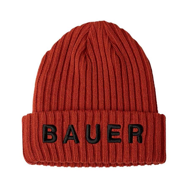 Шапка Bauer S24 RIBBED TOQUE FIRE RED SR