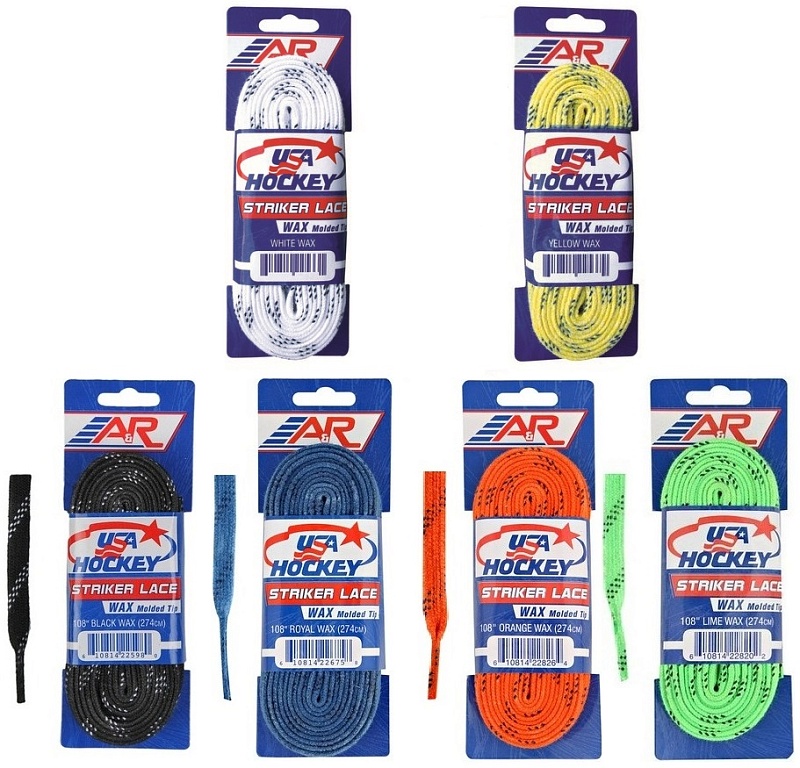 Шнурки хоккейные A&R с пропиткой USA Hockey 