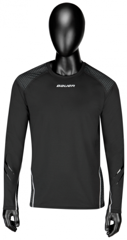 Термо-верх с длинным рукавом Bauer VAPOR PREMIUM LS GRIP CREW SR