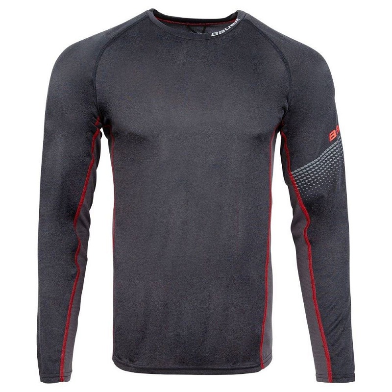 Термо-верх с длинным рукавом BAUER S19 ESSENTL LS BL SR