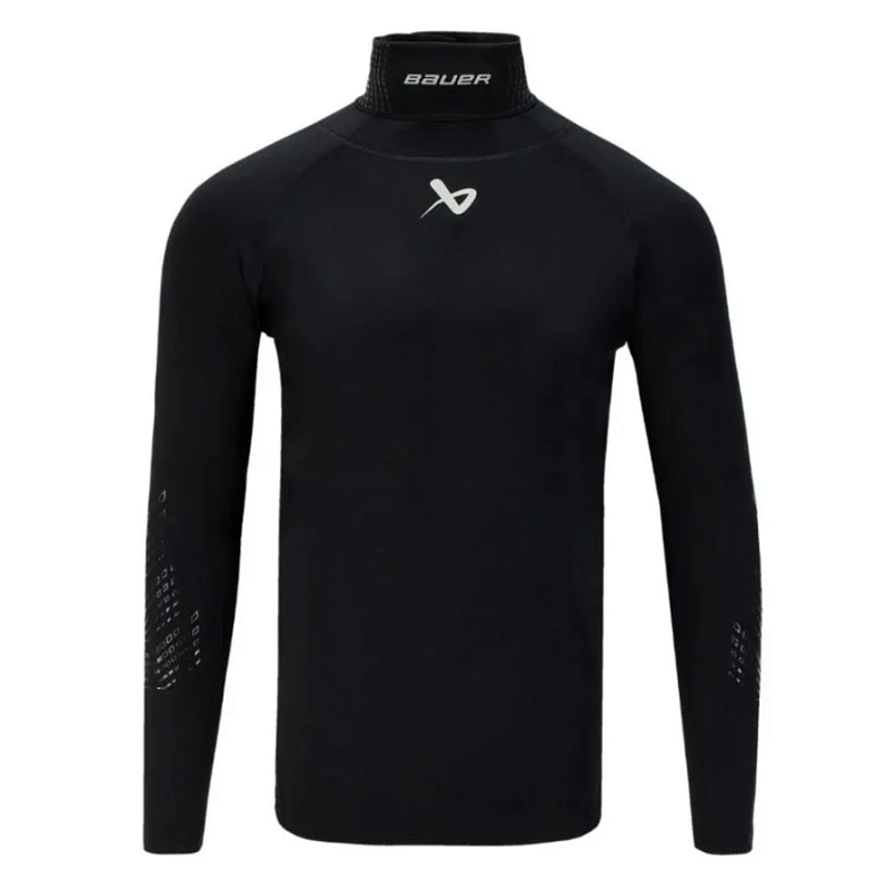 Термо-верх с длинным рукавом BAUER S22 LS NECKPROTECT BLK YTH