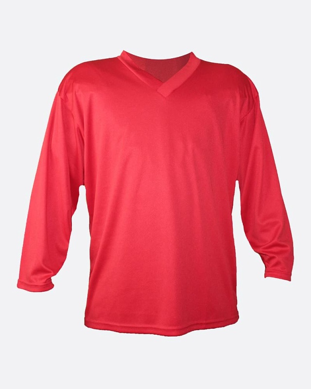 Майка игрока тренировочная HOCKEY STYLE красная