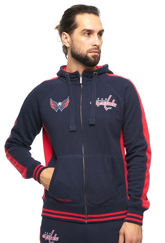 Толстовка A&C Washington Capitals, син.-красн., 366160