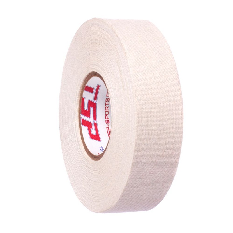 Лента для крюка TSP Cloth Hockey Tape 24мм x 22.8м (белая)
